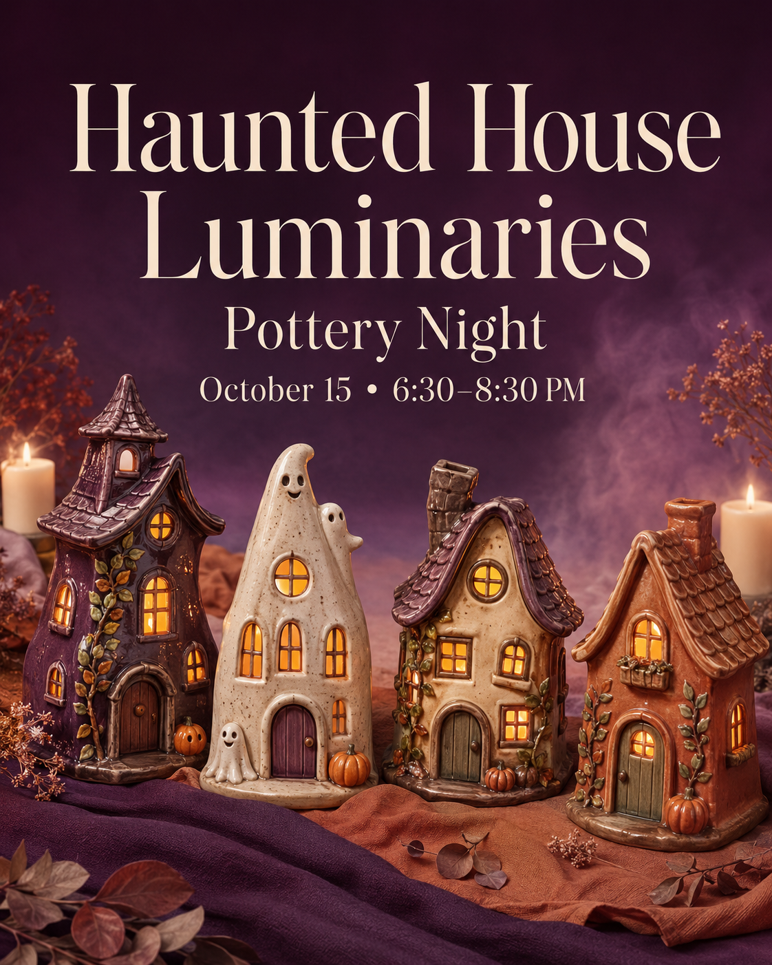 Haunted House Luminaries