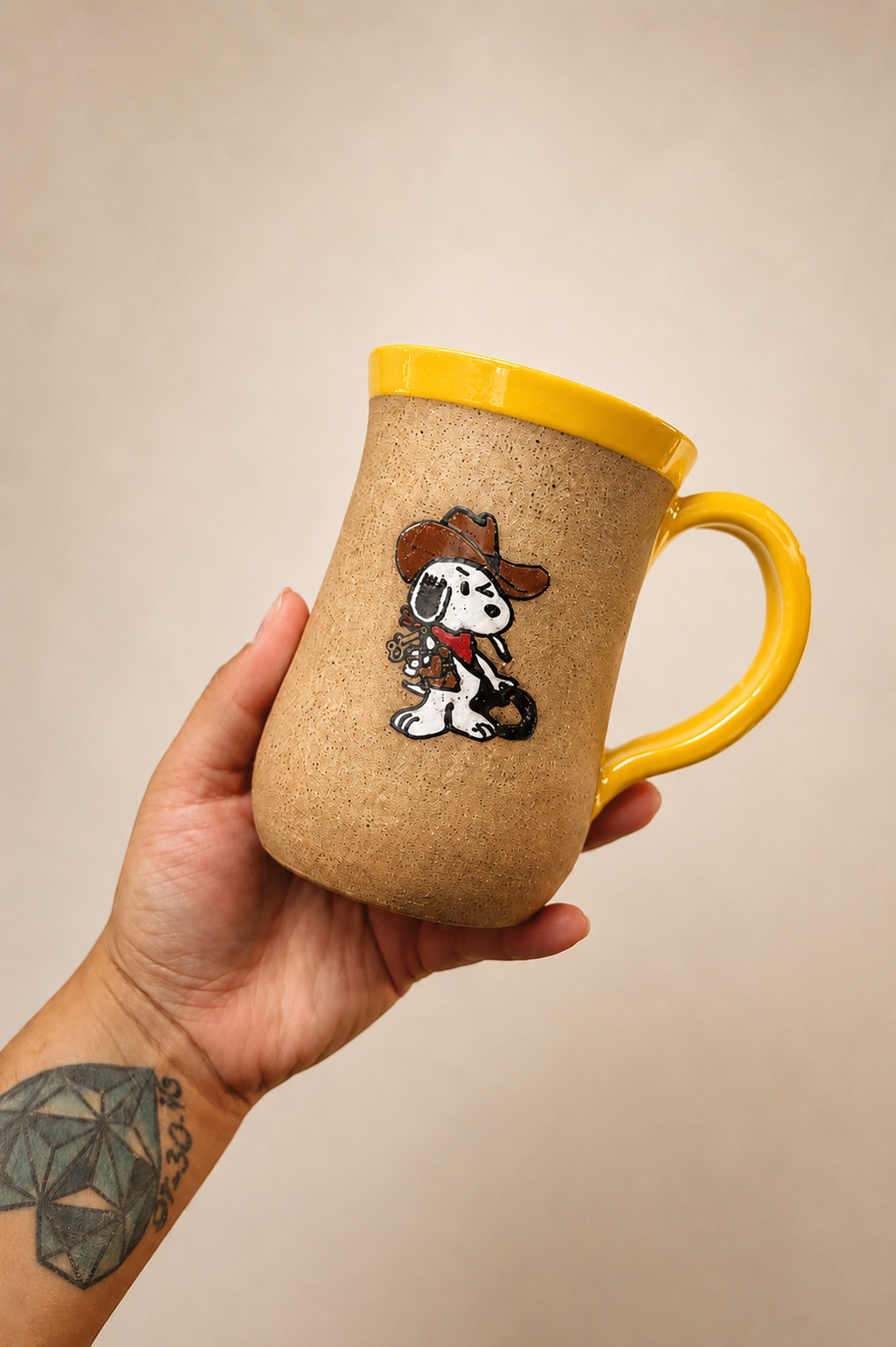 Outlaw Snoopy Boot Mug (Pre-order)
