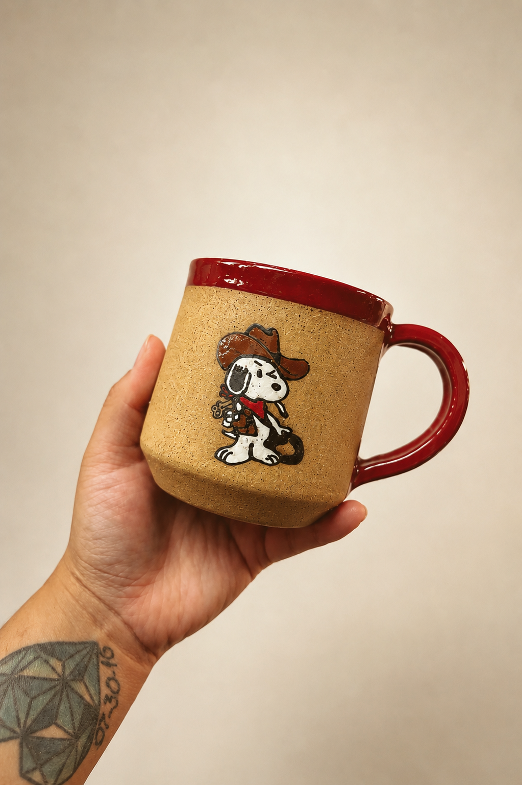 Outlaw Snoopy Boot Mug (Pre-order)