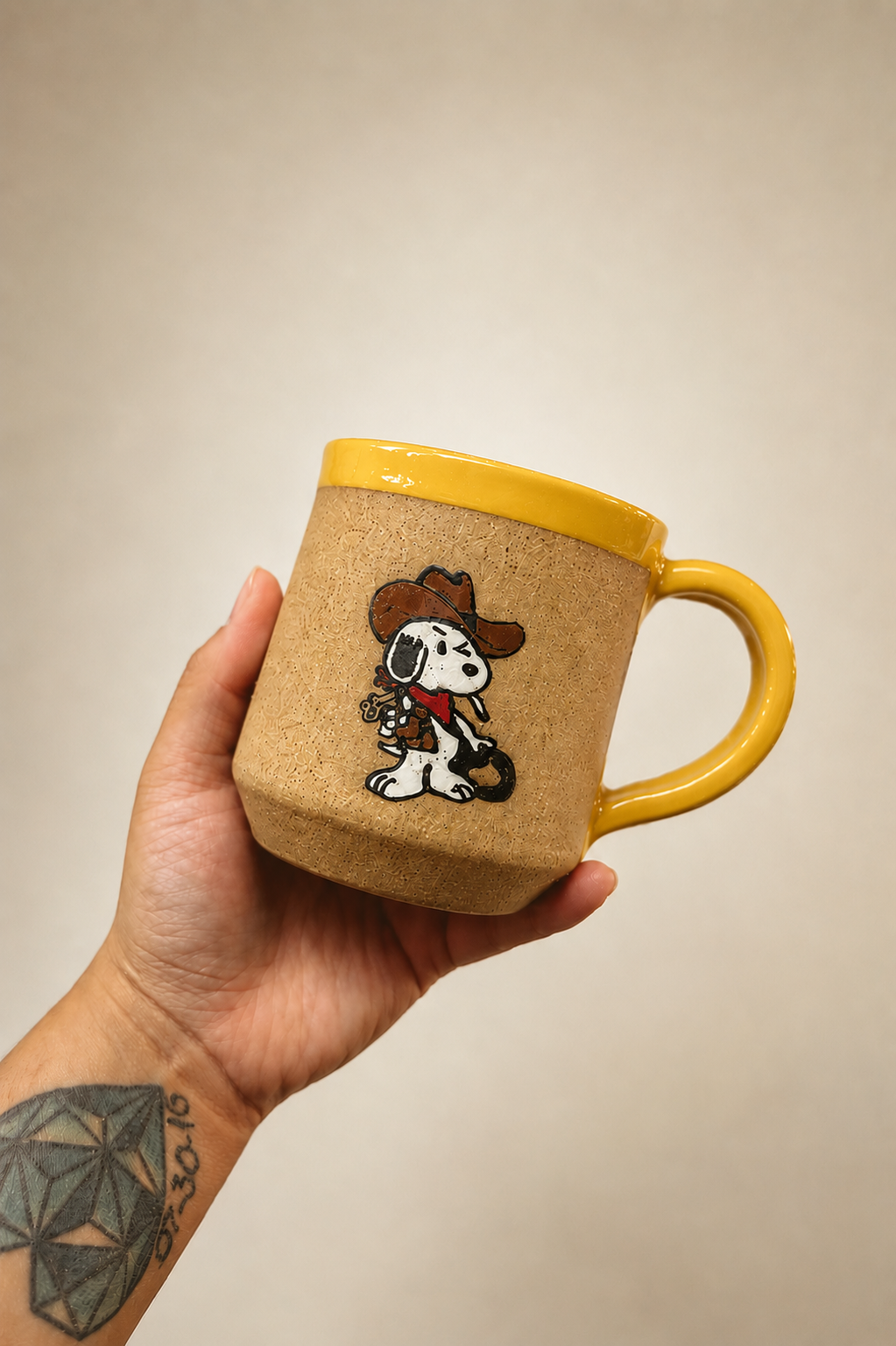 Outlaw Snoopy Boot Mug (Pre-order)