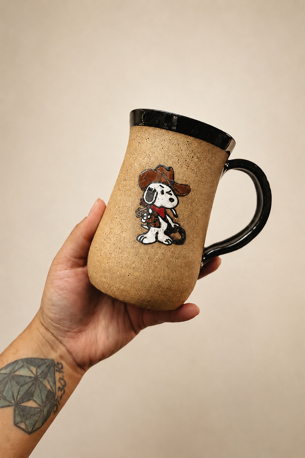 Outlaw Snoopy Boot Mug (Pre-order)