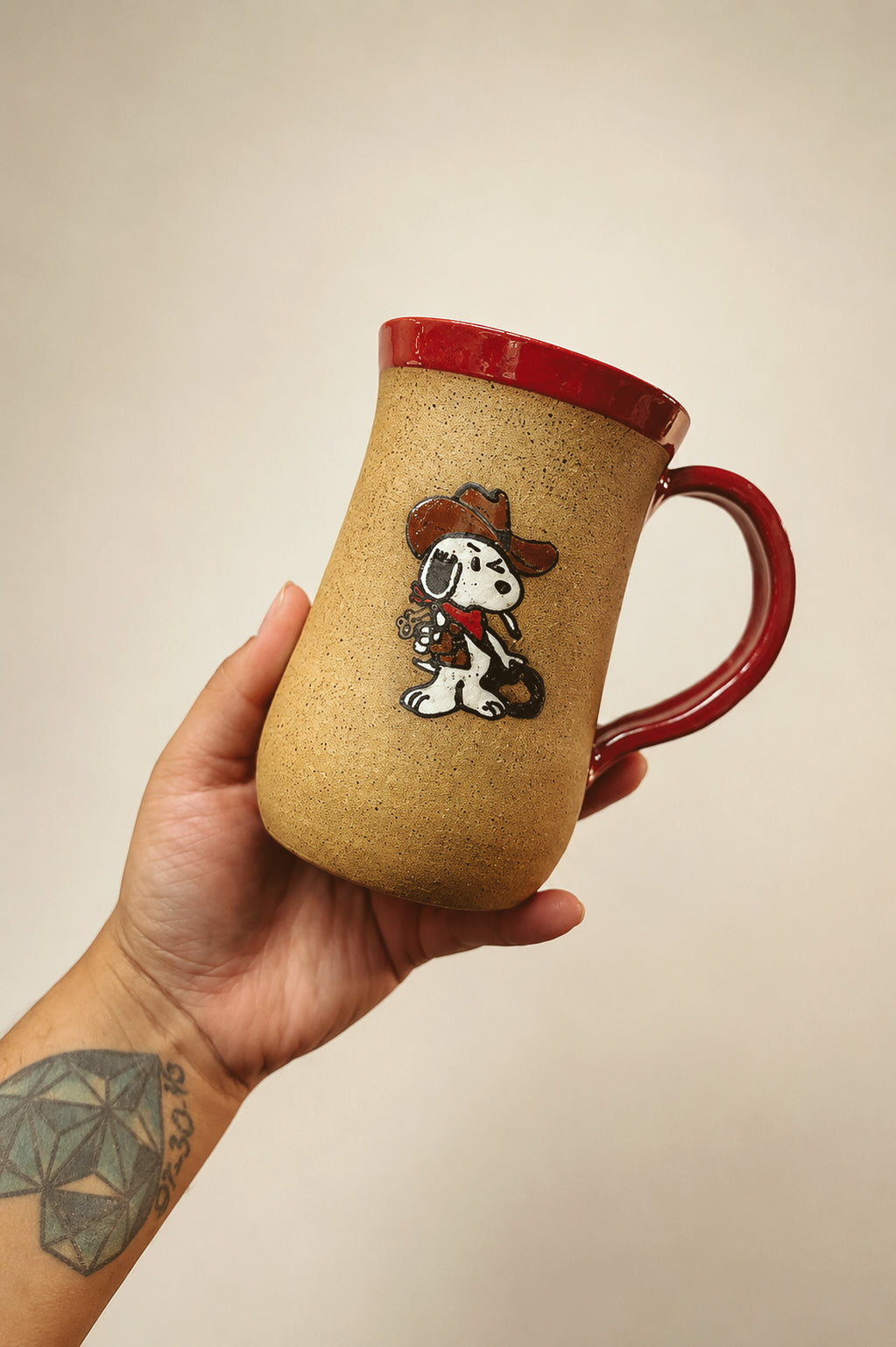 Outlaw Snoopy Boot Mug (Pre-order)
